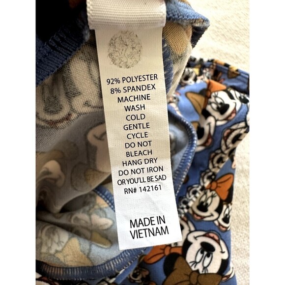 LuLaRoe Blue Mickey Mouse Leggings Disney Woman's One Size Tall & Curvy - Picture 4 of 16